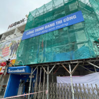 STAVICON THI CÔNG SACOMBANK CHI NHÁNH TRUNG SƠN – ĐẢM BẢO VẬN HÀNH LIÊN TỤC TRONG QUÁ TRÌNH THI CÔNG